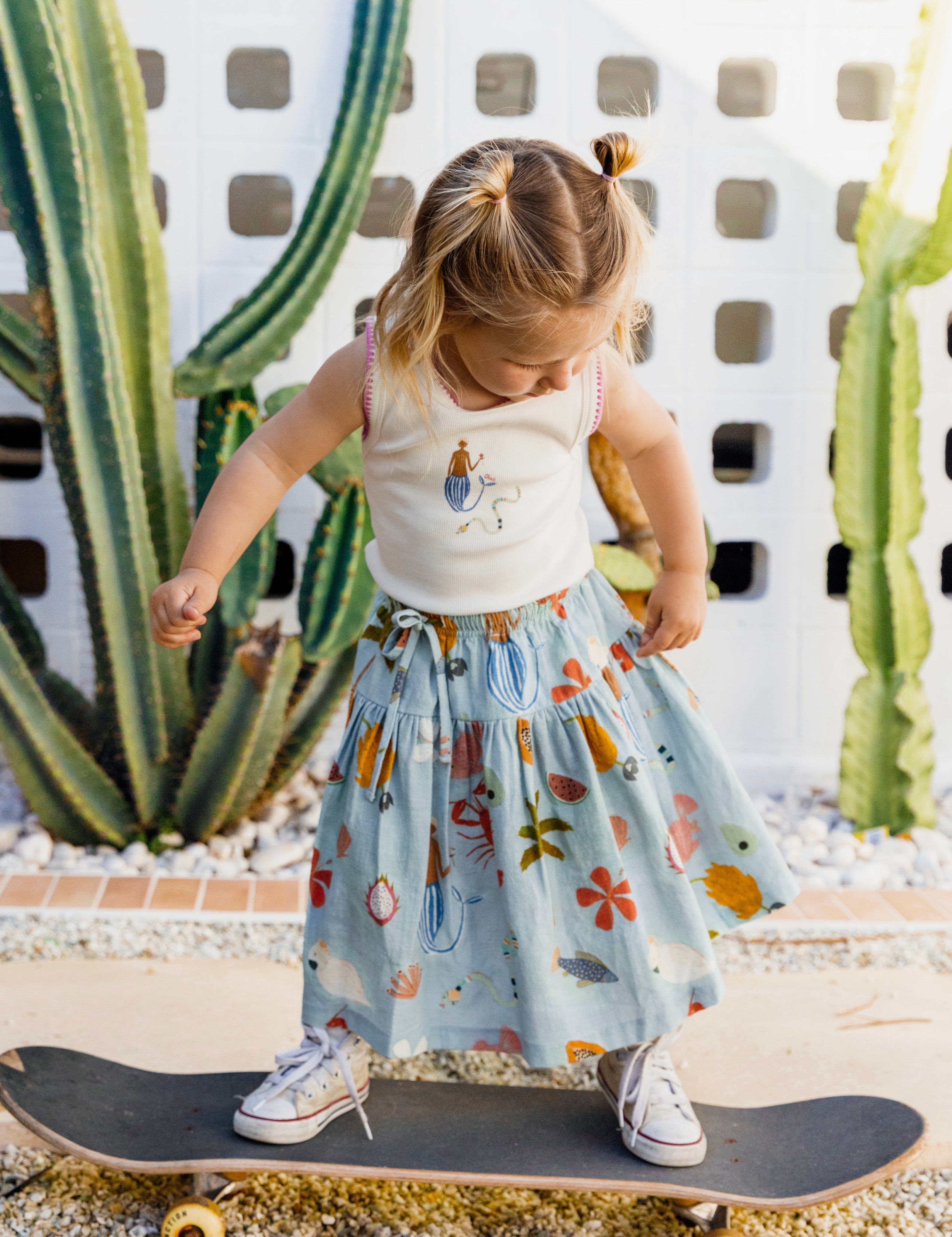 BY THE SEA MIDI SKIRT - OLAS SUPPLY CO.