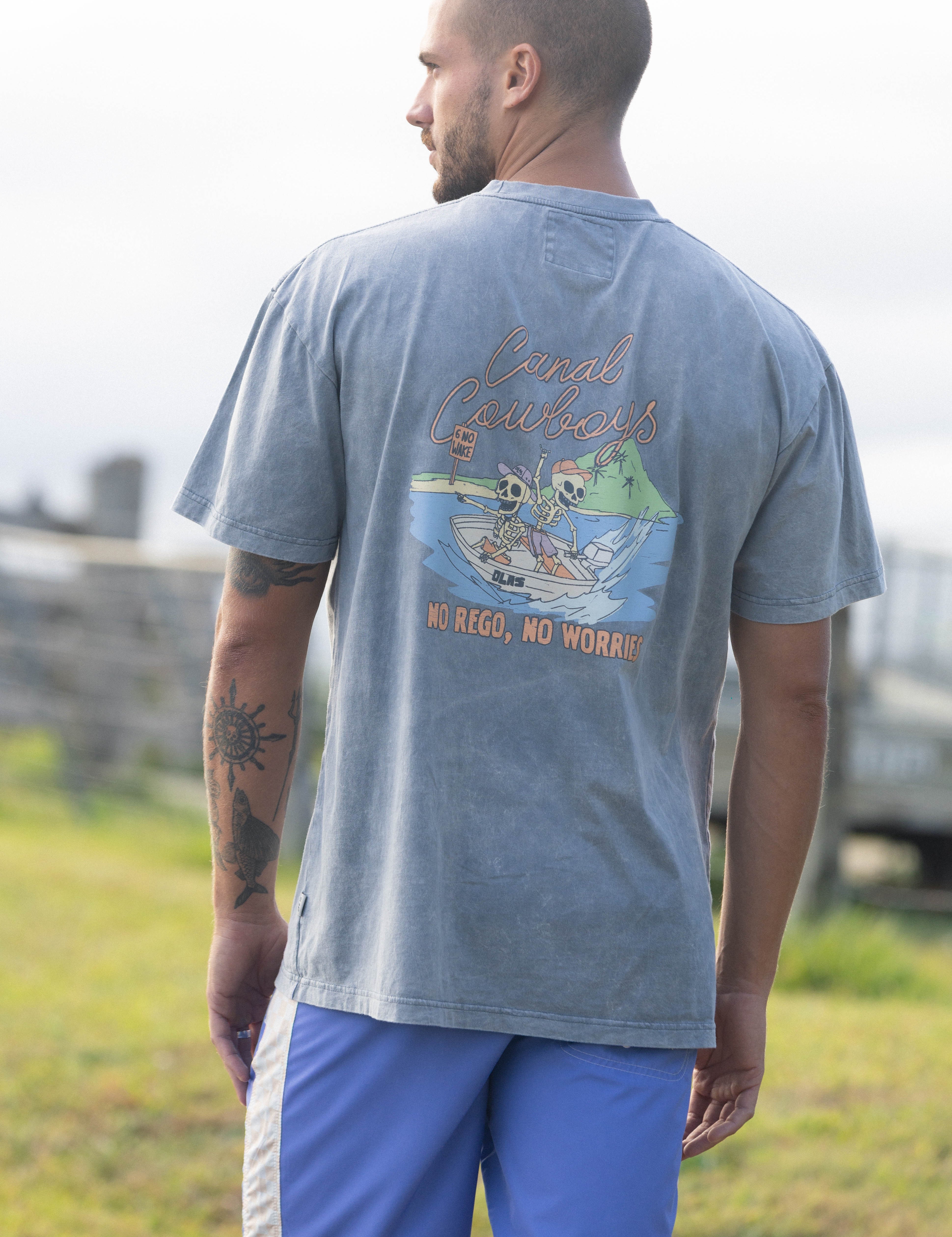 CANAL COWBOYS TEE - OLAS SUPPLY CO.