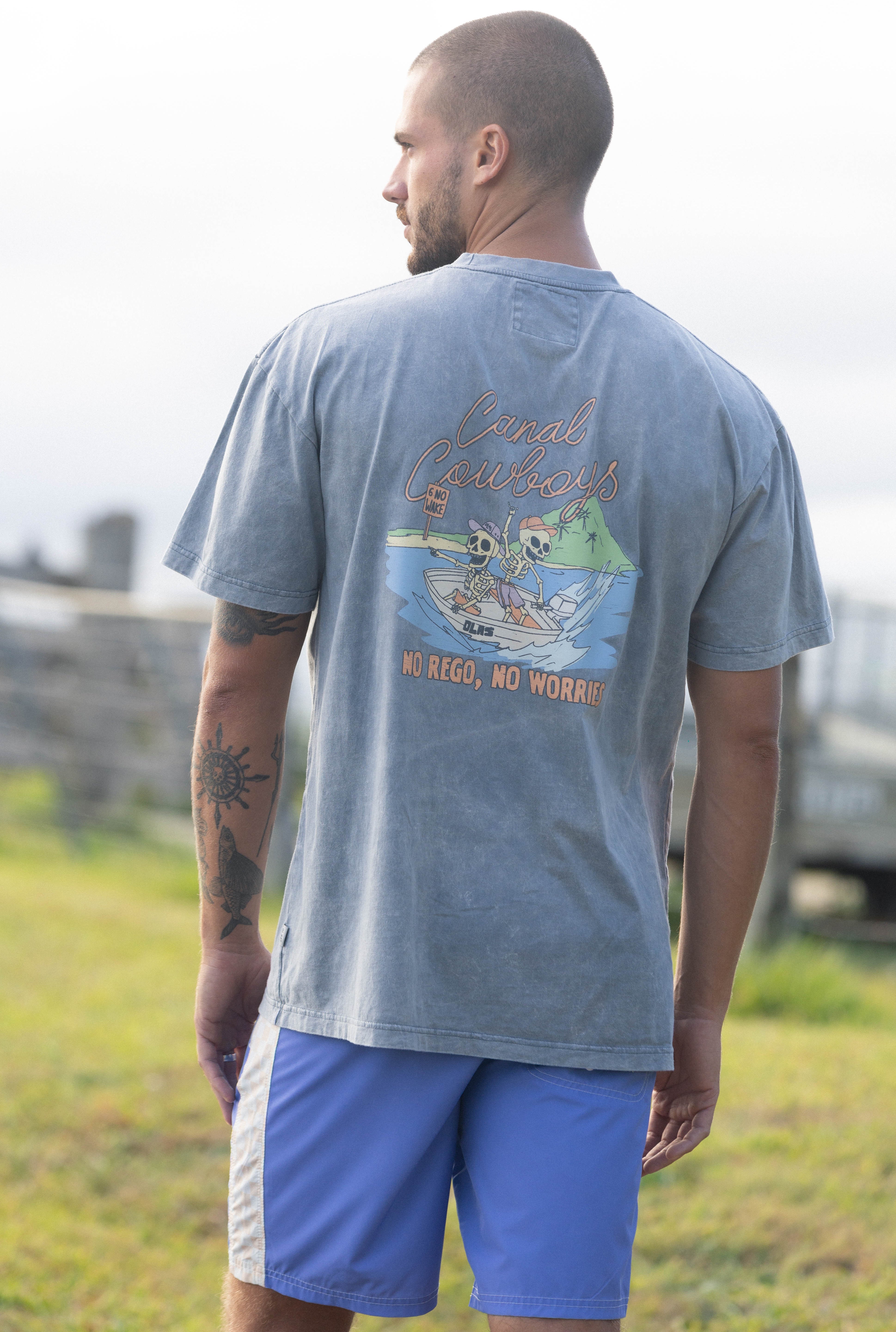 CANAL COWBOYS TEE - OLAS SUPPLY CO.