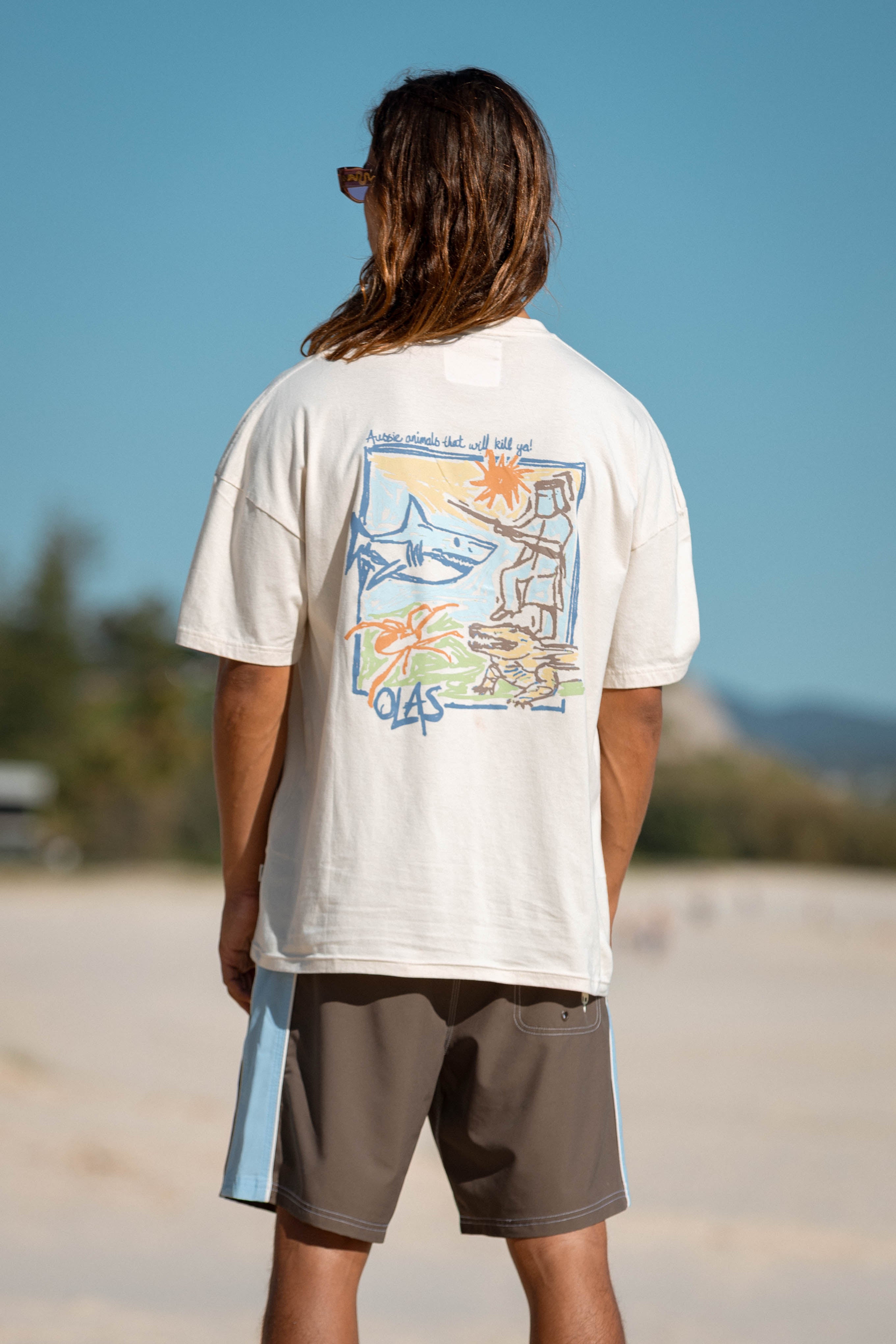 DEADLY DOWNUNDER BOX TEE - OLAS SUPPLY CO.