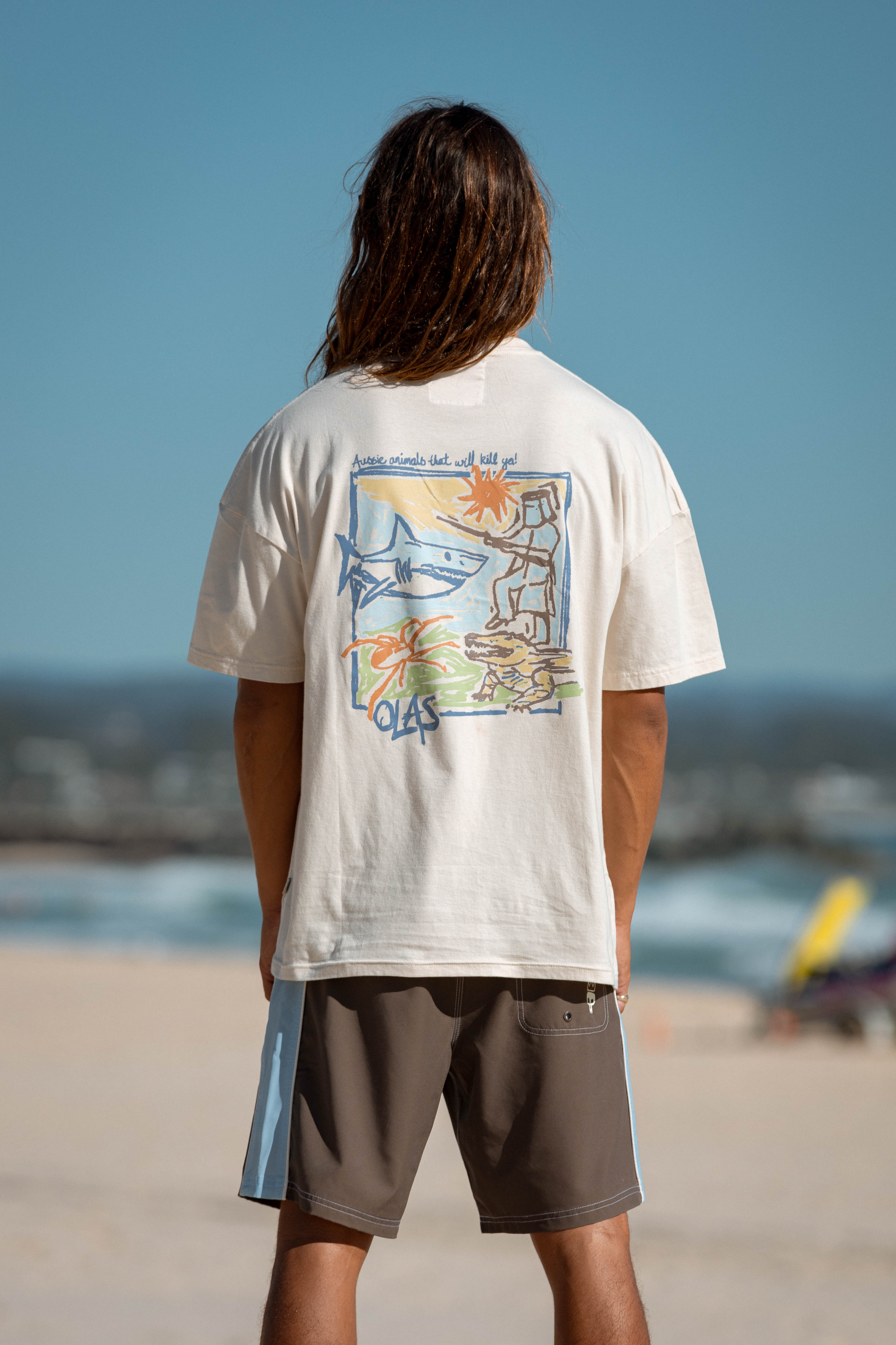 DEADLY DOWNUNDER BOX TEE - OLAS SUPPLY CO.