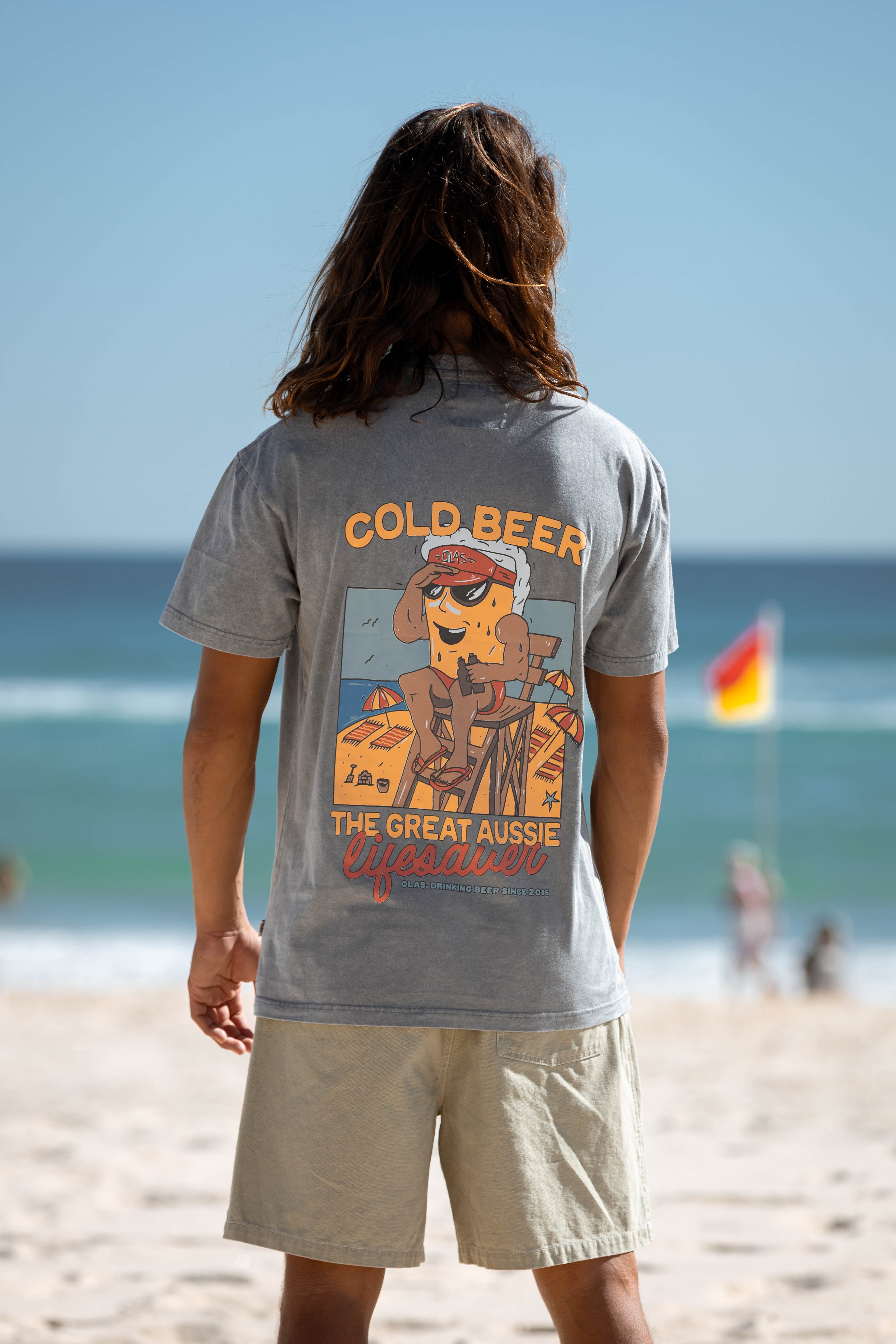 GREAT AUSSIE LIFESAVER TEE - OLAS SUPPLY CO.