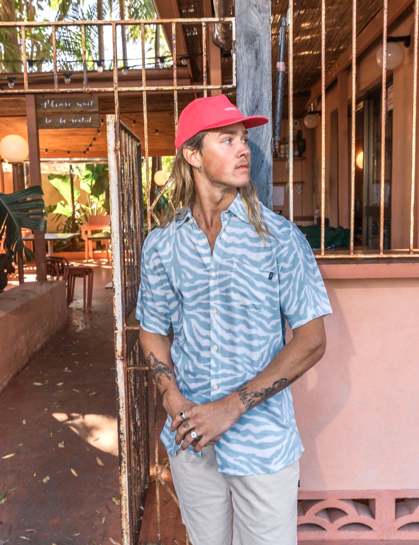 TIGER BUTTON UP - OLAS SUPPLY CO.