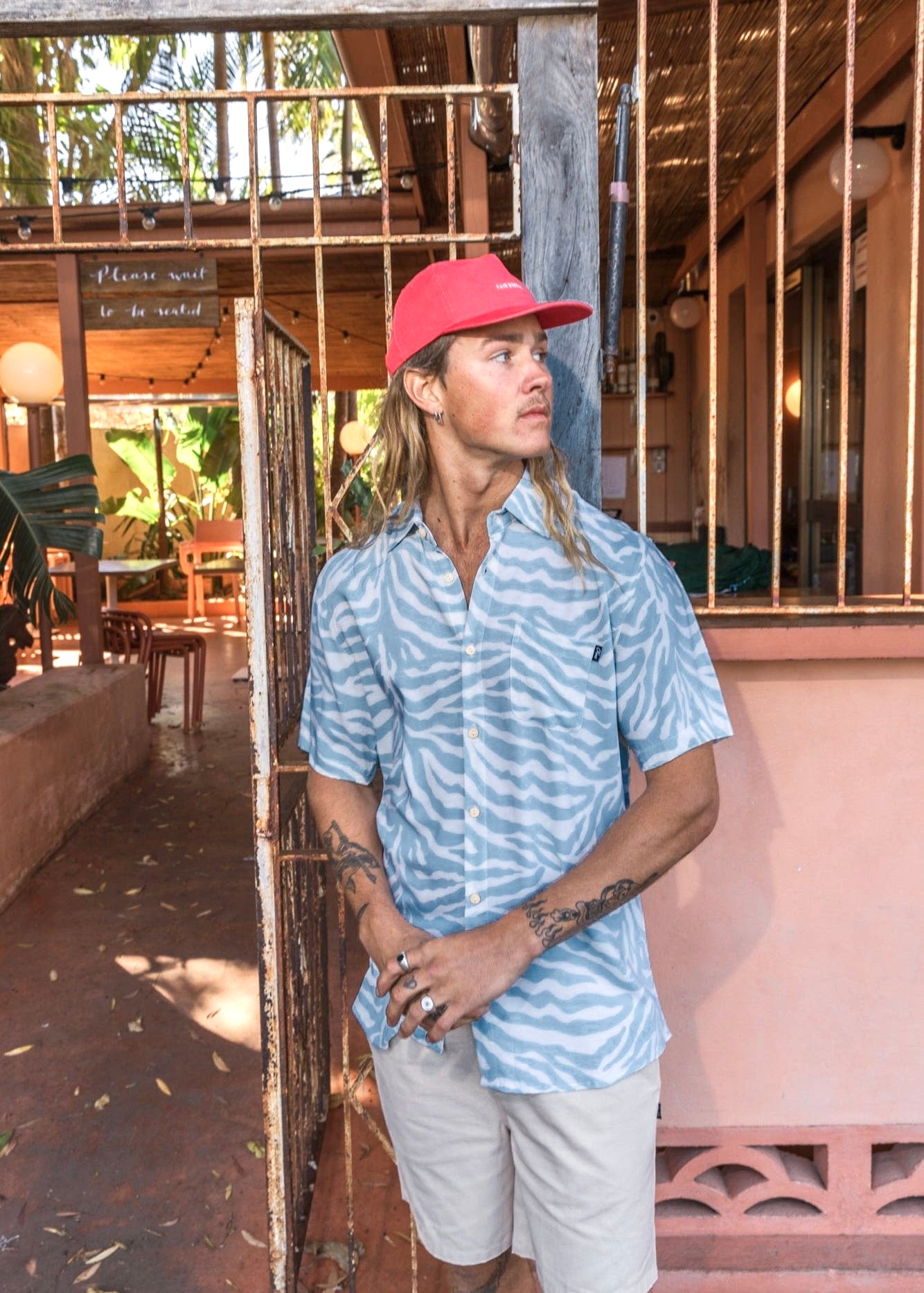TIGER BUTTON UP - OLAS SUPPLY CO.
