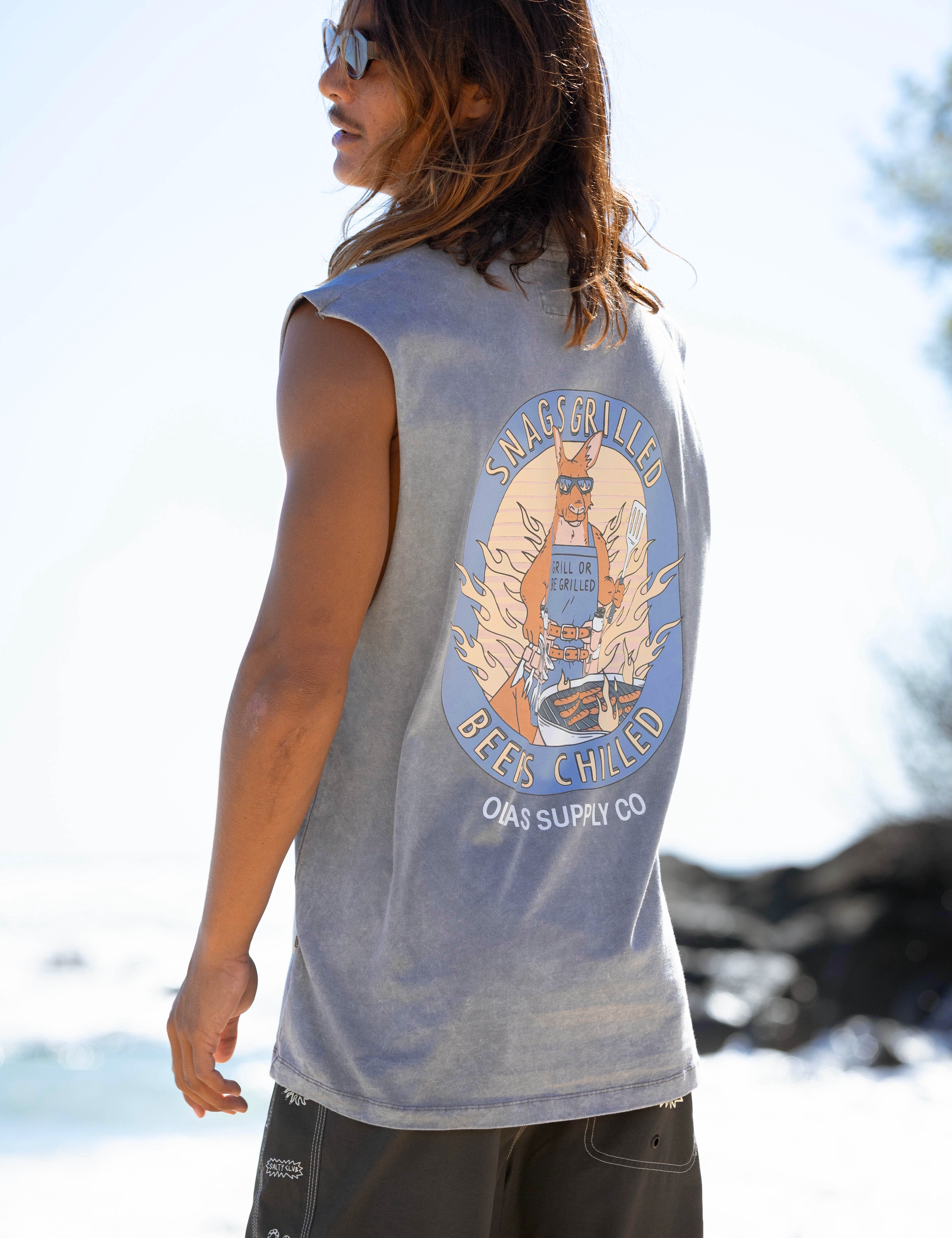 SNAGS GRILLED TANK - OLAS SUPPLY CO.