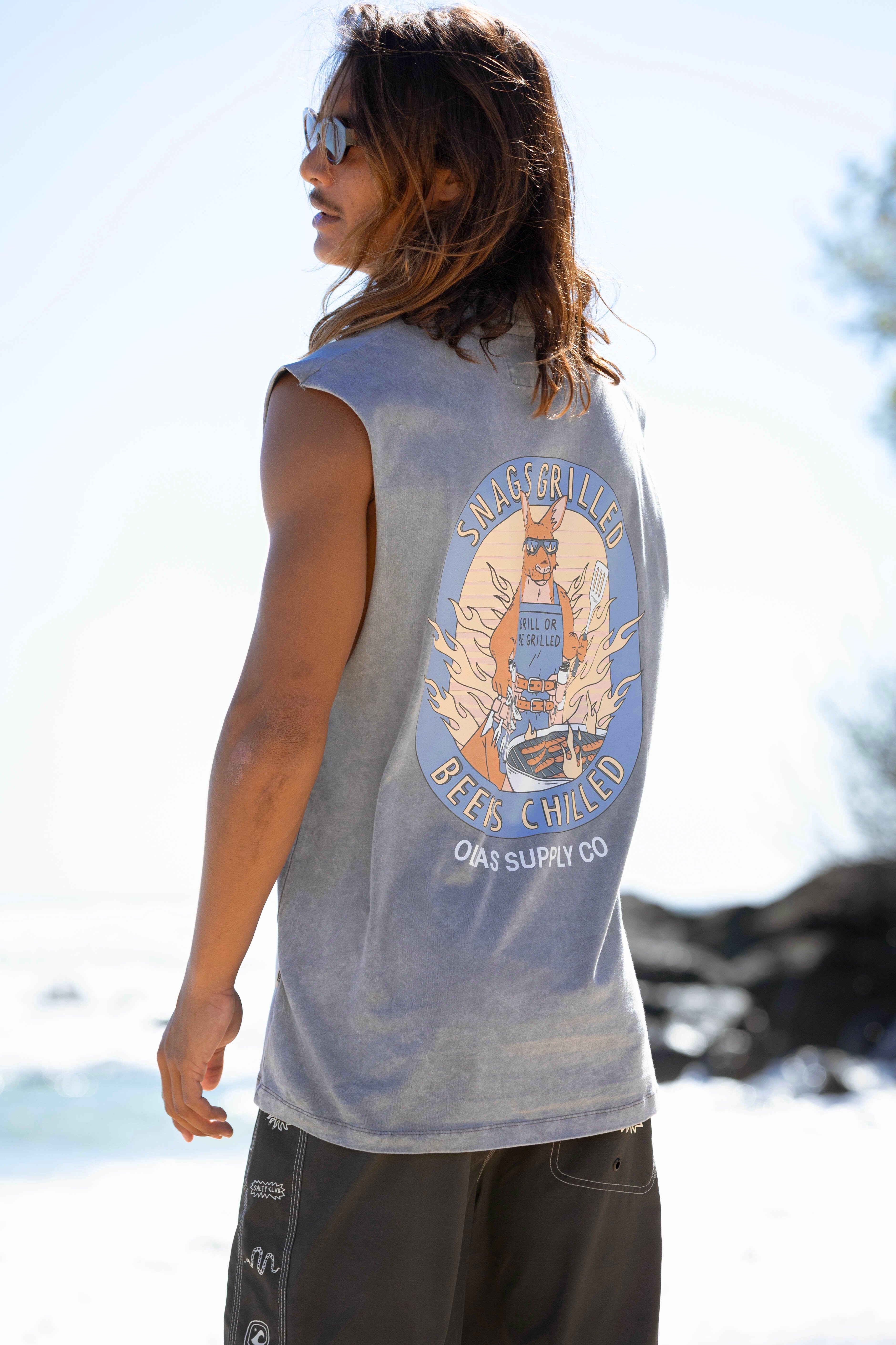 SNAGS GRILLED TANK - OLAS SUPPLY CO.