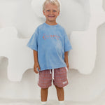 TRAVELLER MINI TEE BLUE - OLAS SUPPLY CO.