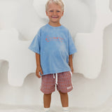 TRAVELLER MINI TEE BLUE - OLAS SUPPLY CO.