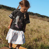 SUNDOWN STRIPE MINI SKIRT