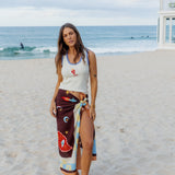 GOLDEN JUNGLE SARONG