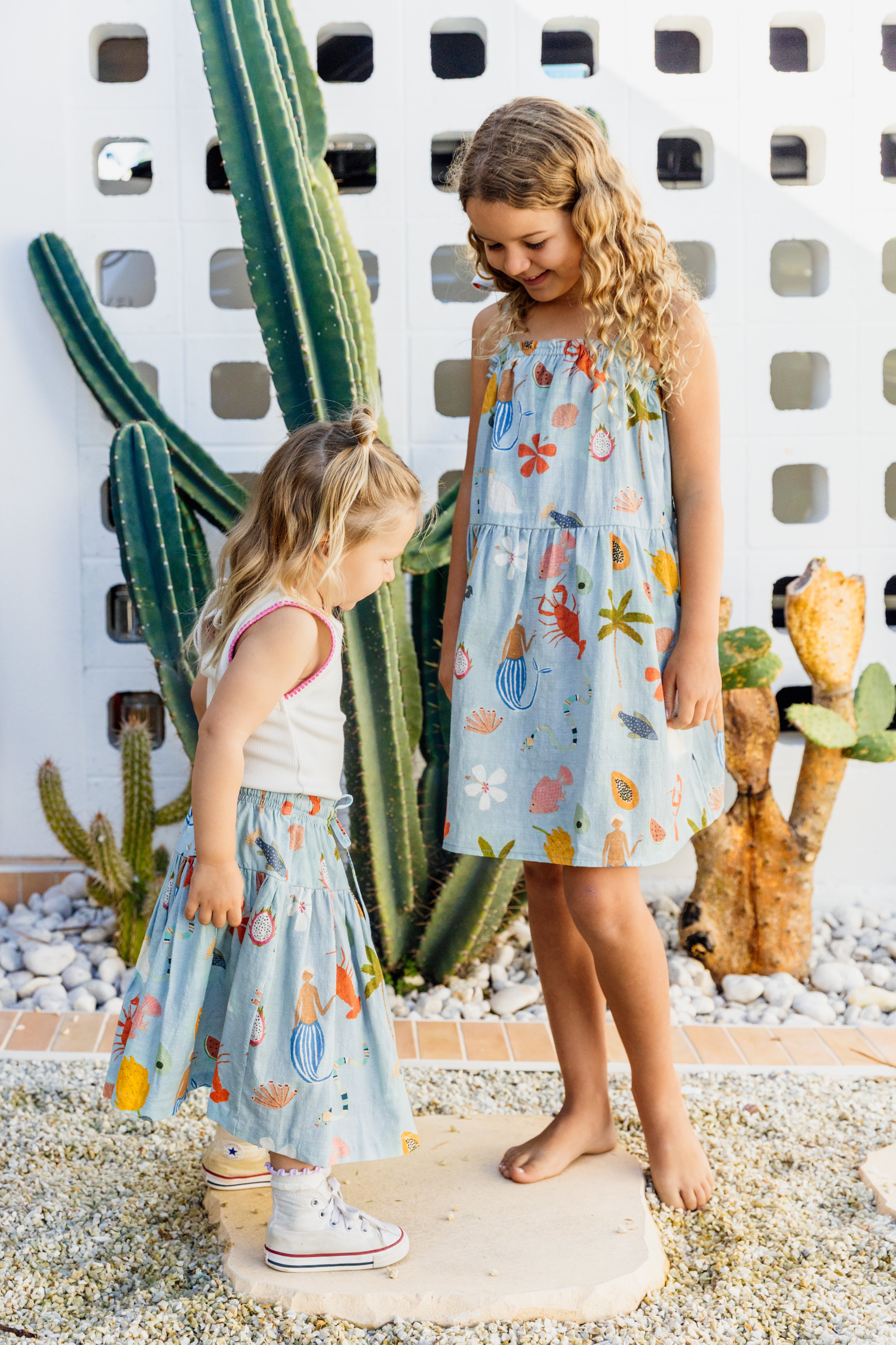 BY THE SEA MIDI SKIRT - OLAS SUPPLY CO.
