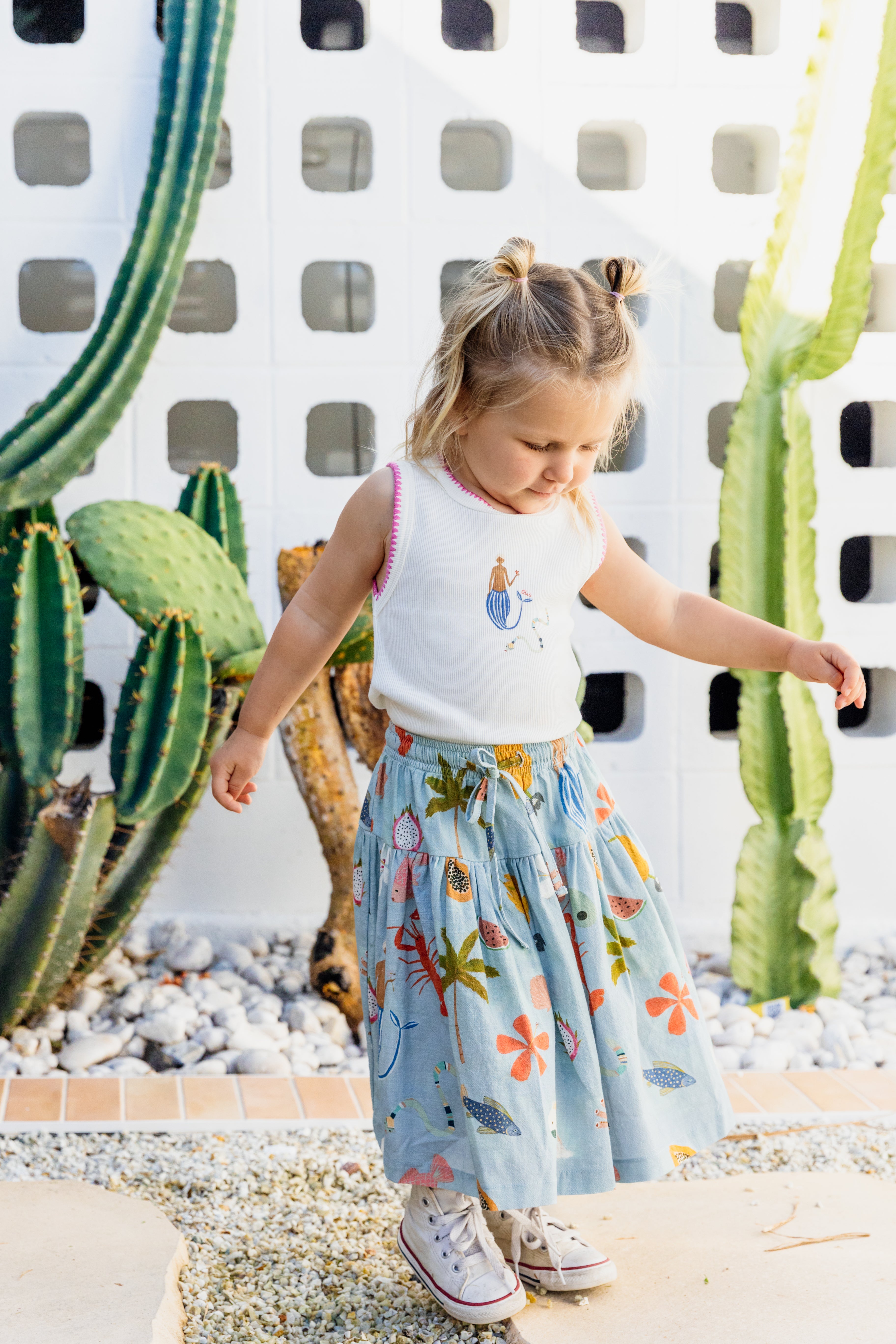 BY THE SEA MIDI SKIRT - OLAS SUPPLY CO.