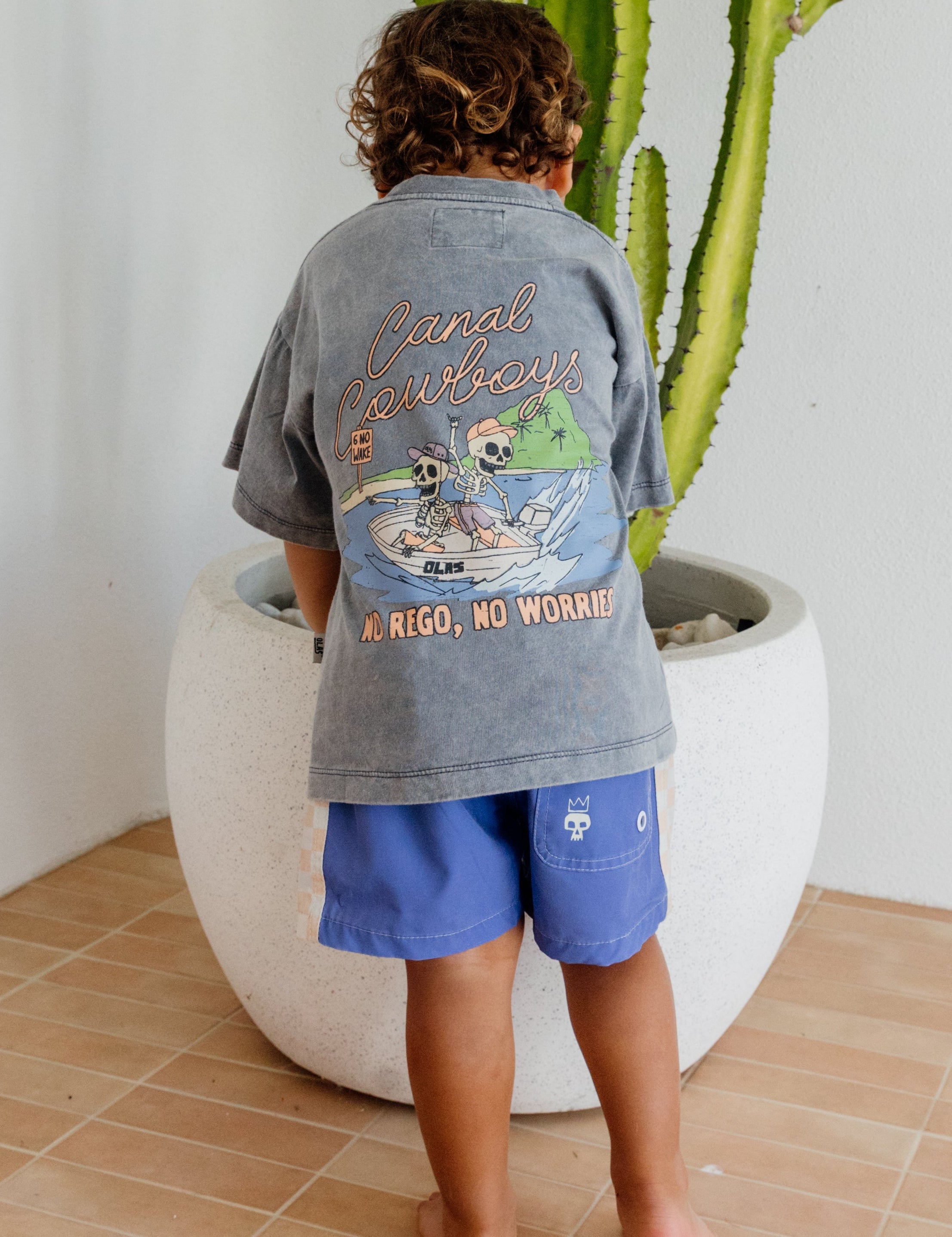 CANAL COWBOYS MINI TEE - OLAS SUPPLY CO.