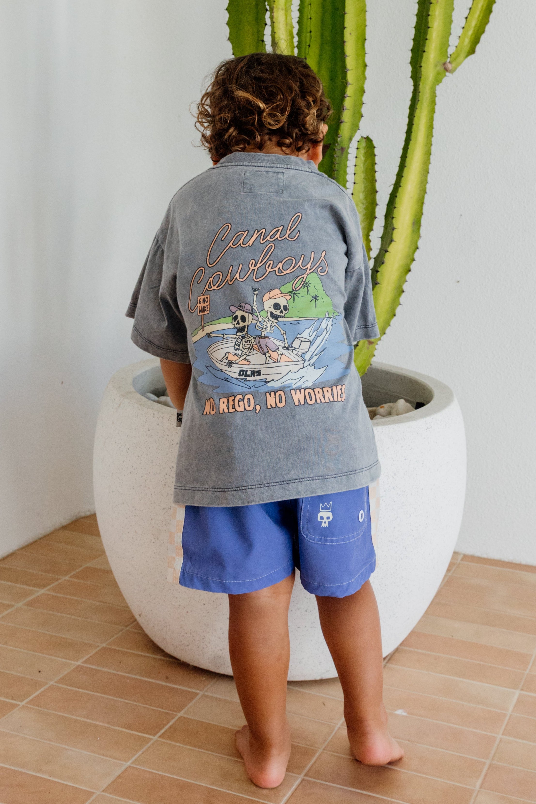 CANAL COWBOYS MINI TEE - OLAS SUPPLY CO.