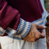 RED SANDS KNIT CARDI