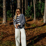 DUSTY RUN KNIT TOP (size 6/8/10)