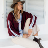 RED SANDS KNIT CARDI
