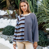 DUSTY RUN KNIT TOP (size 6/8/10)