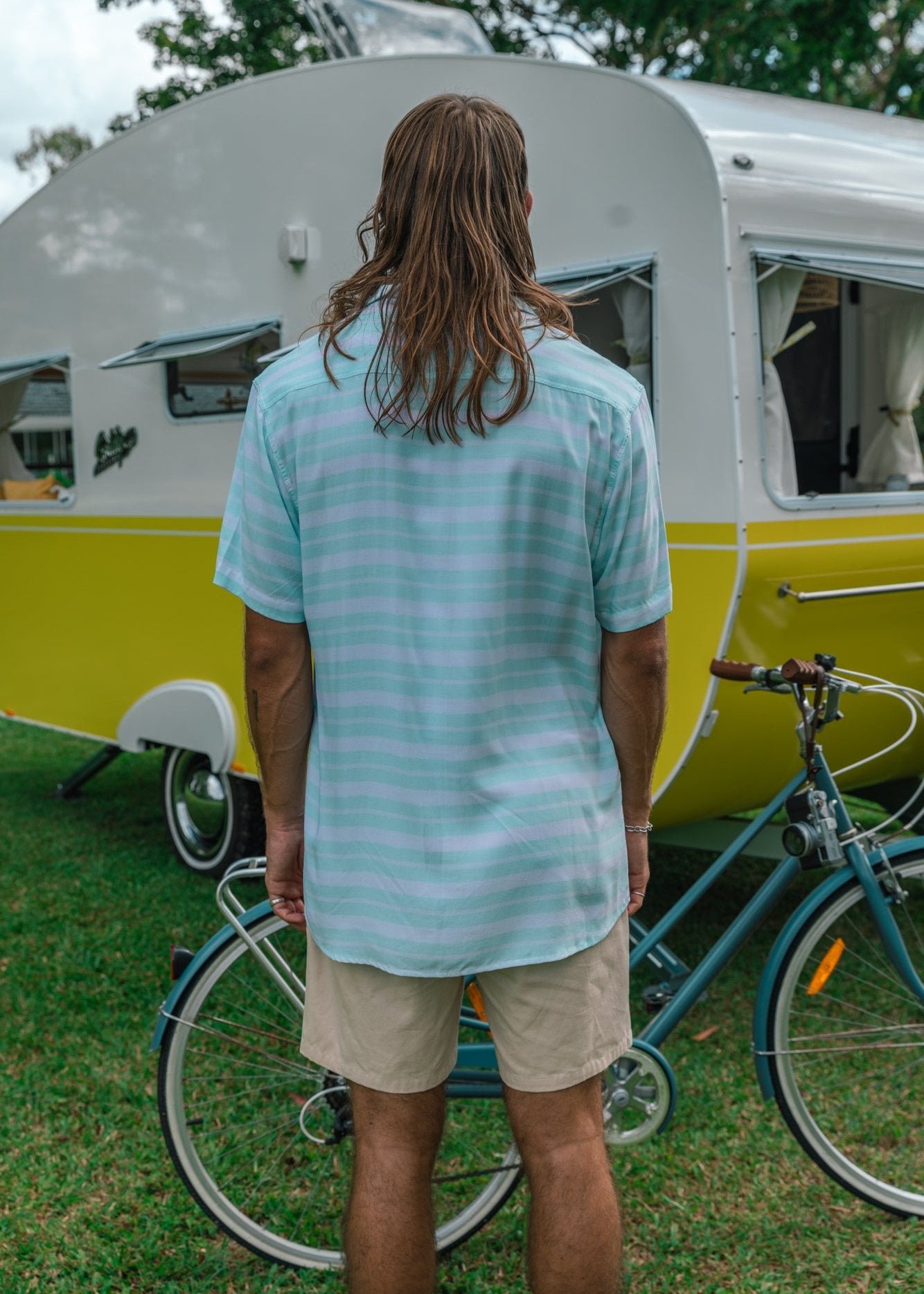 TRUE BLUE BUTTON UP - OLAS SUPPLY CO.