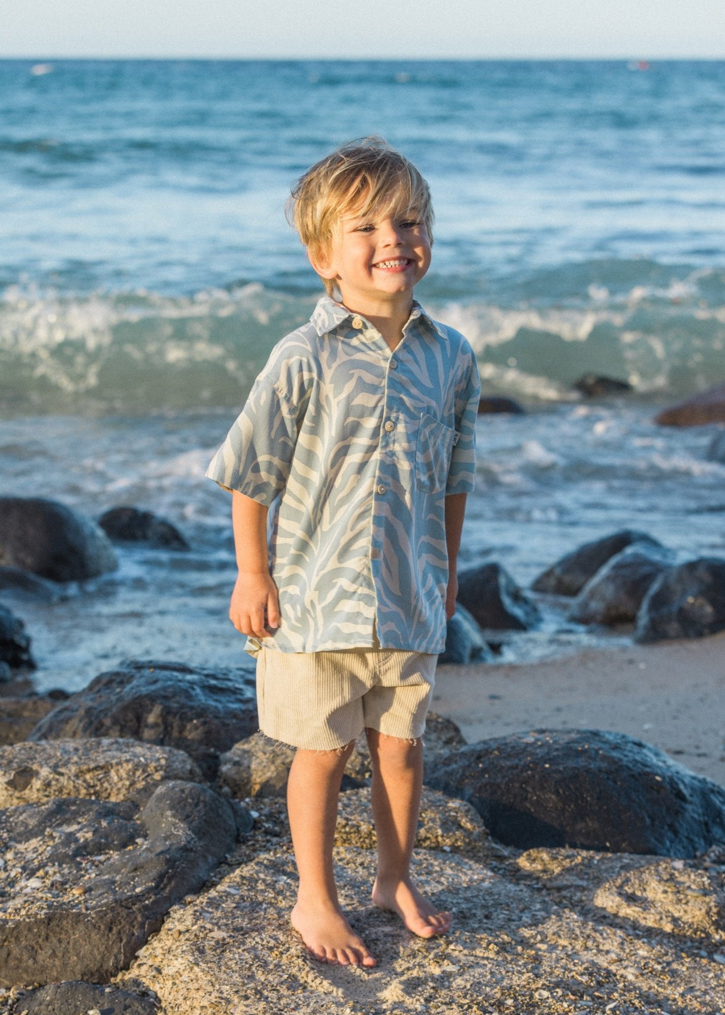 TIGER MINI BUTTON UP - OLAS SUPPLY CO.