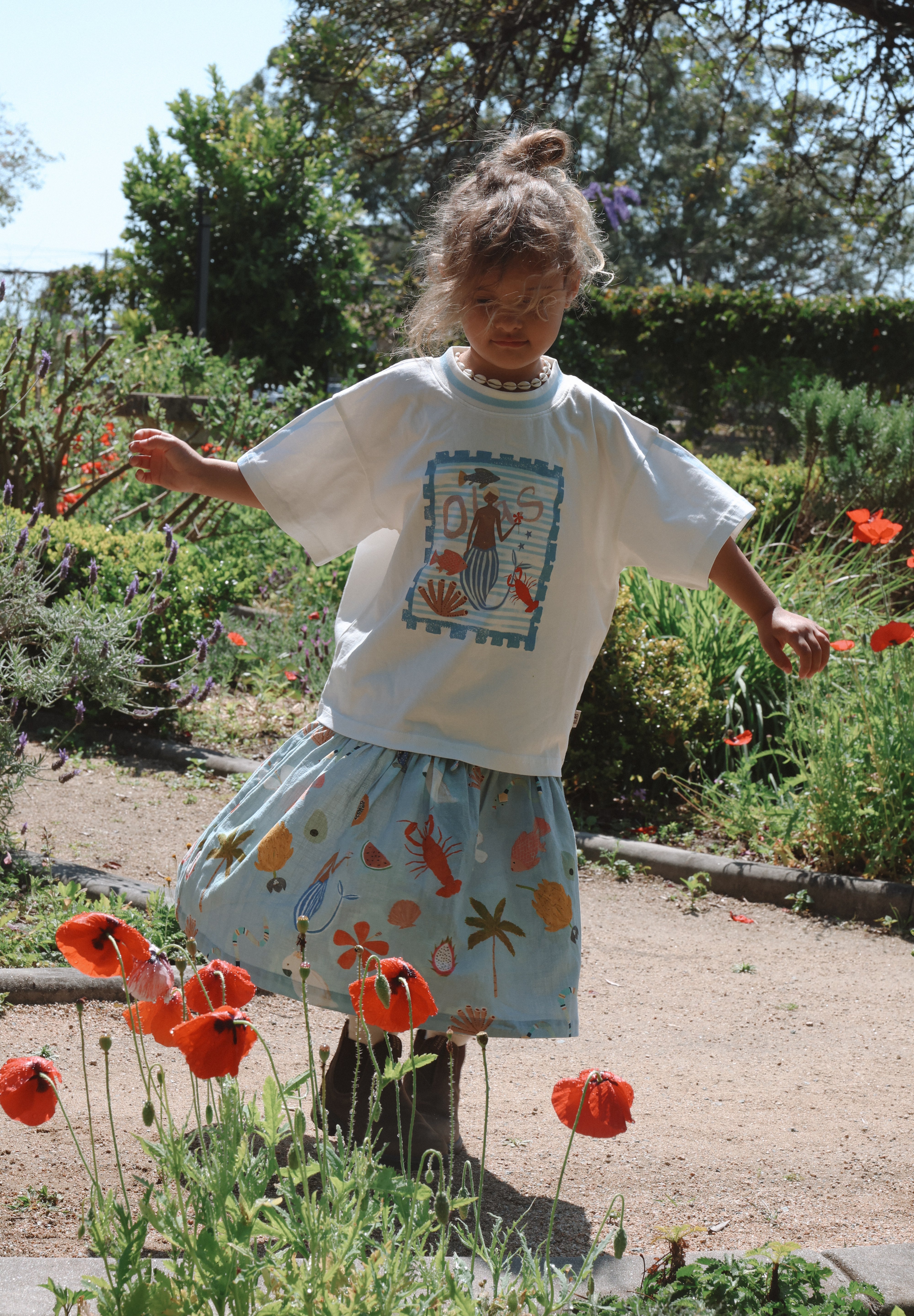 BY THE SEA MIDI SKIRT - OLAS SUPPLY CO.