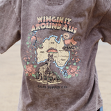 WINGIN IT MINI TEE NOUGAT