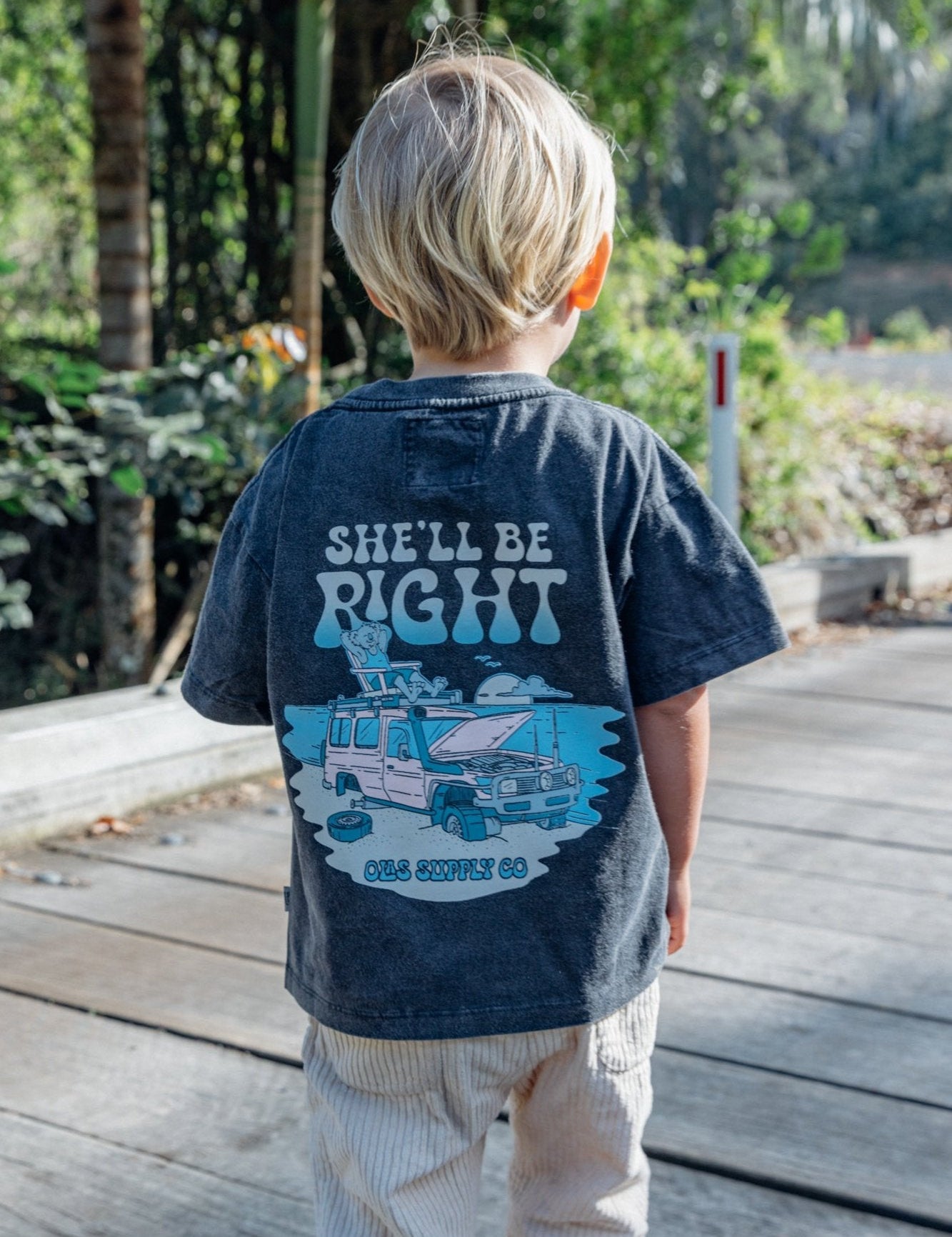 SHE'LL BE RIGHT MINI TEE - OLAS SUPPLY CO.