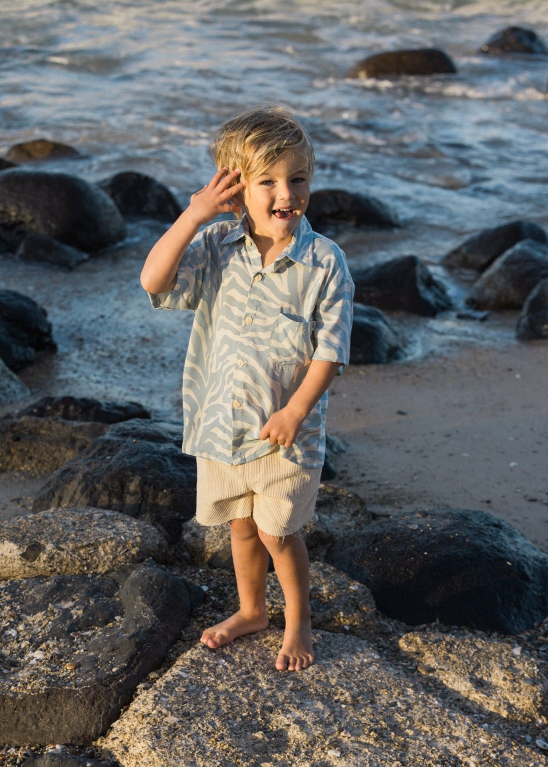 TIGER MINI BUTTON UP - OLAS SUPPLY CO.