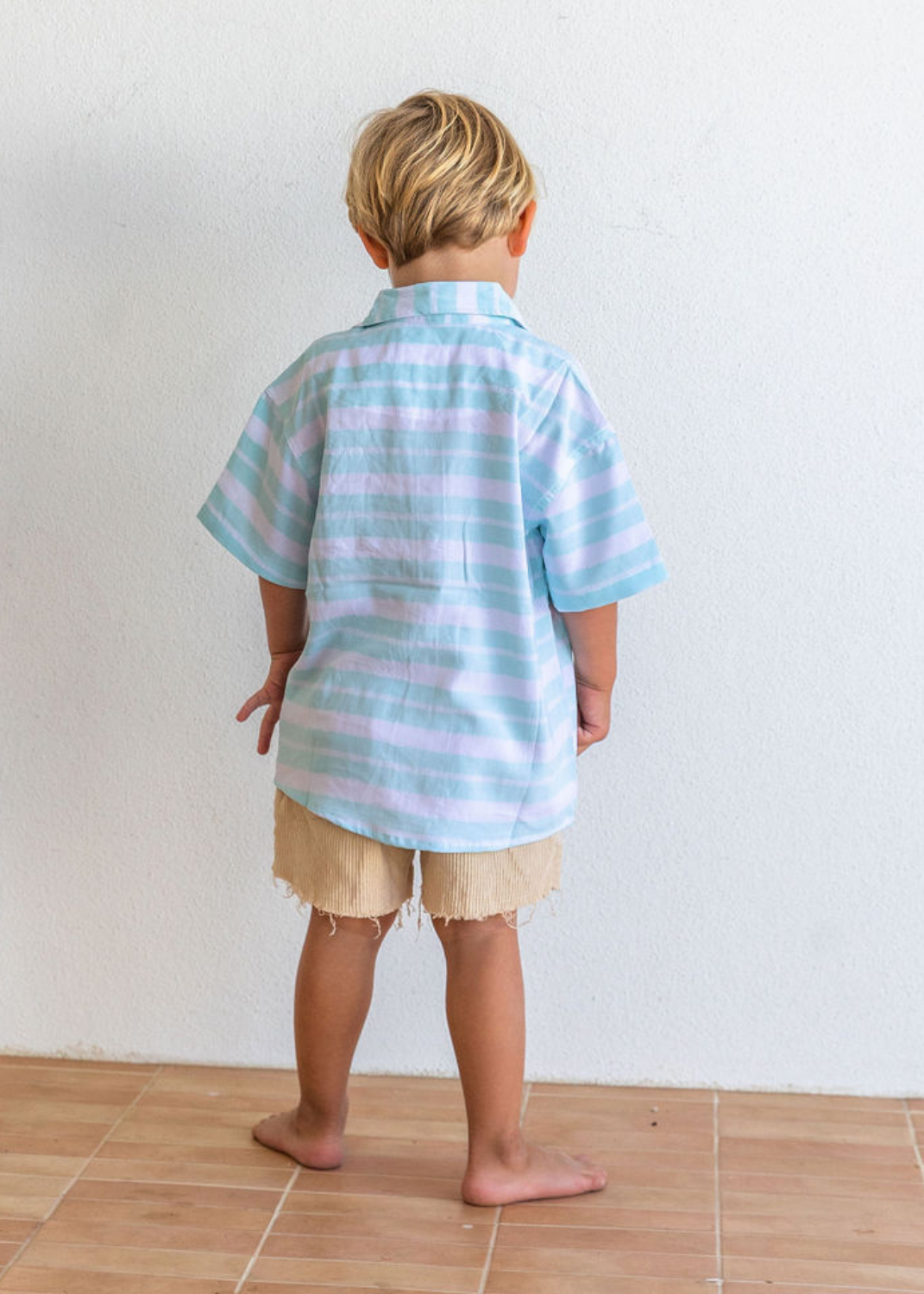 TRUE BLUE MINI BUTTON UP - OLAS SUPPLY CO.