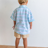 TRUE BLUE MINI BUTTON UP - OLAS SUPPLY CO.