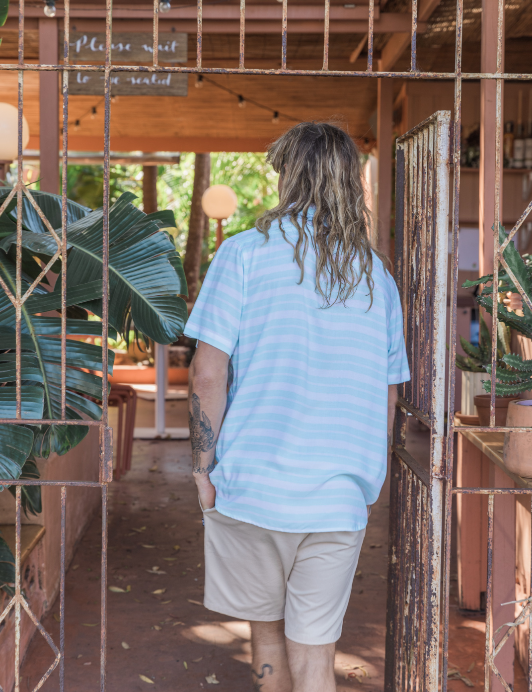 TRUE BLUE BUTTON UP - OLAS SUPPLY CO.